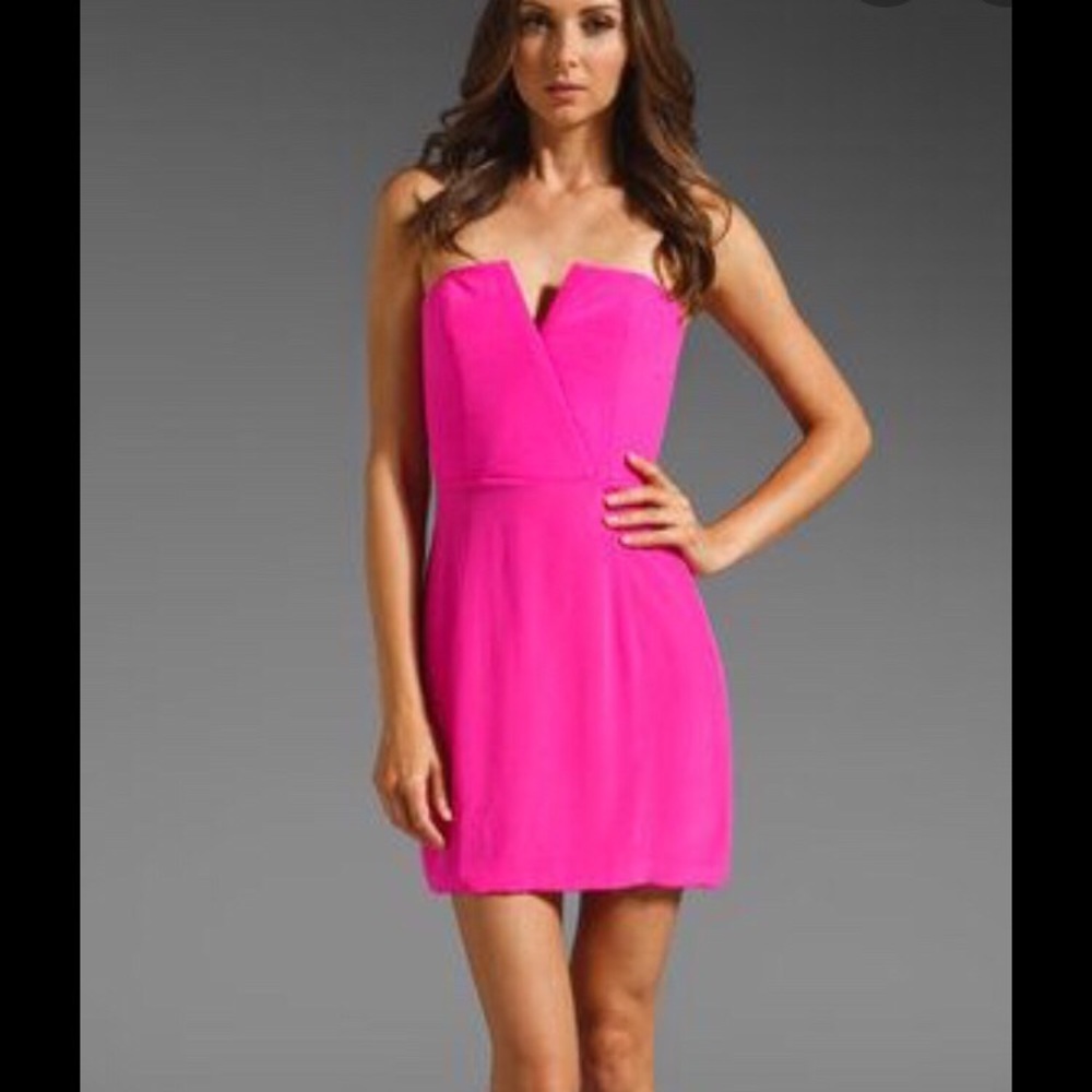Naven Bombshell Dress in Pop Pink
